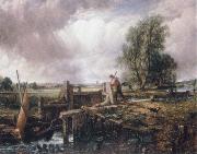 A voat passing a lock, John Constable